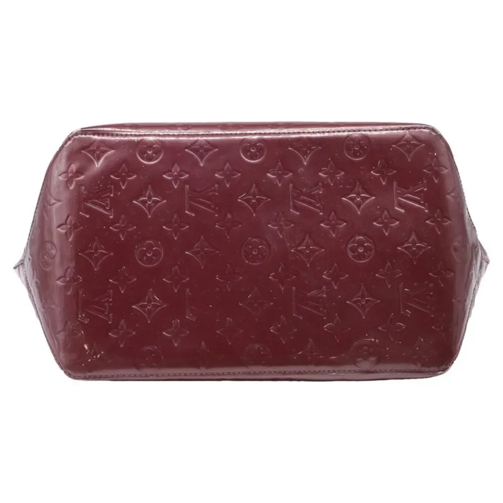 Louis Vuitton Bellevue GM Tote Bag in Burgundy Patent Leather